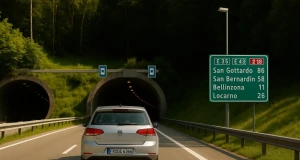Geplande afsluitingen Gotthardtunnel in 2025