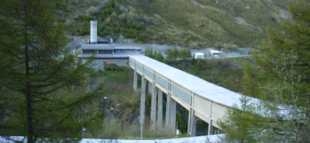 große St. Bernhard Tunnel