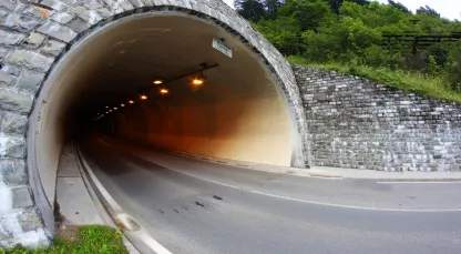 The Belchen Tunnel is a significant motorway passage in Switzerland