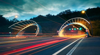 The Kerenzerberg Tunnel: Tunnel On The A3 Motorway