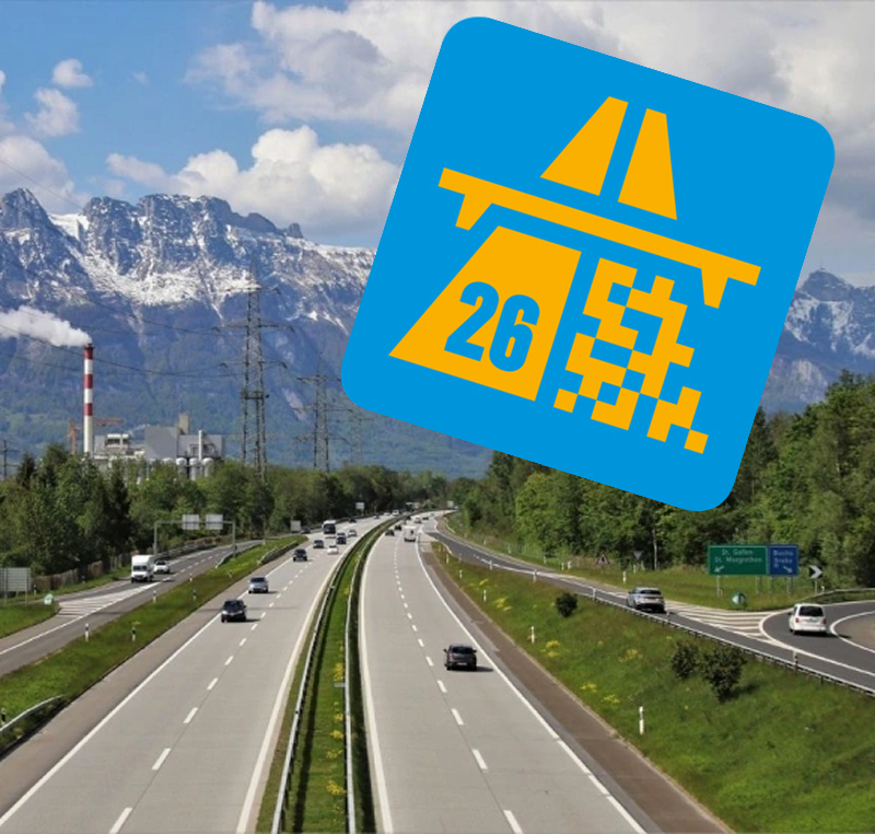 Den schweiziske motorvejsvignet for 2026